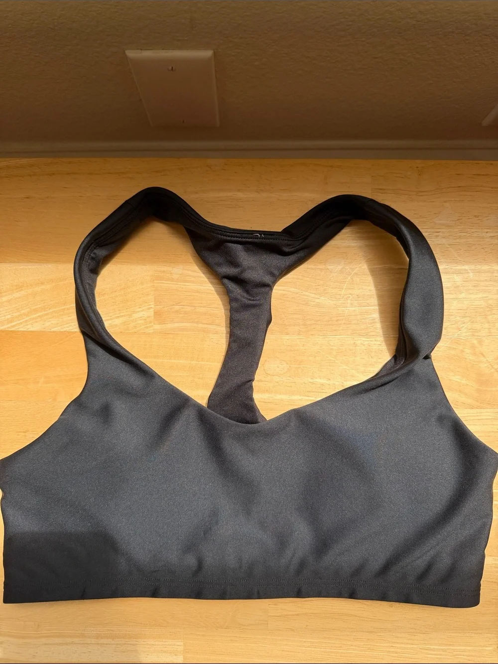ALO Yoga Black Racerback Sports Bra